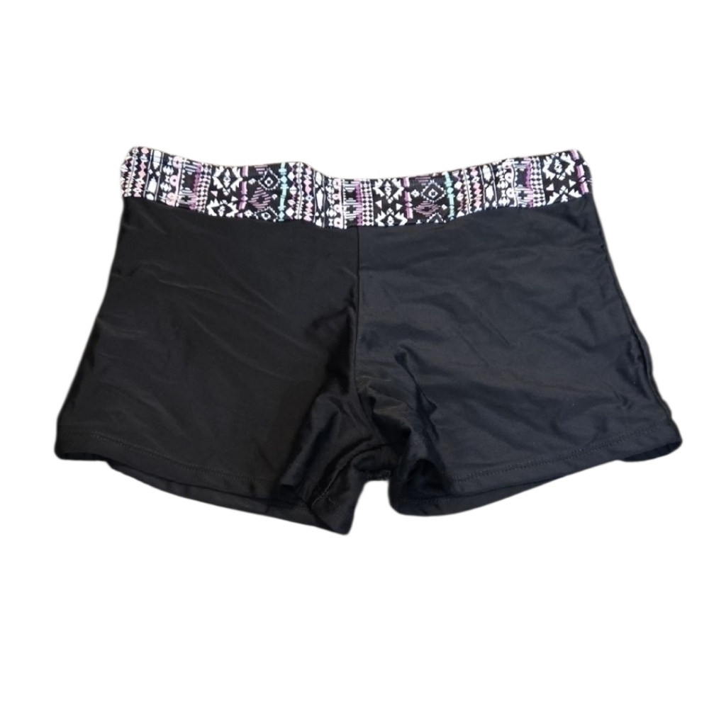 NWOT Black Women's Swim Shorts Bikinin Sz M